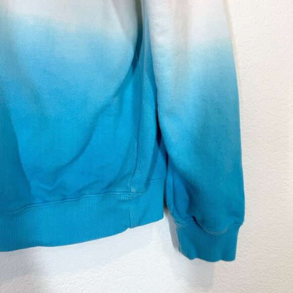 Disney Disneyland Crewneck Sweatshirt Blue Mickey Mouse Ombre Medium - Picture 4 of 7
